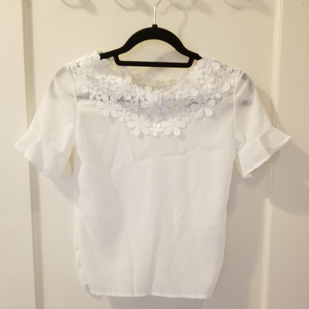 White Lace Top